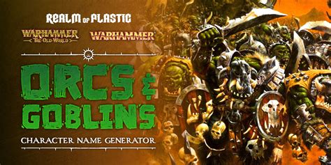warhammer fantasy name generator.